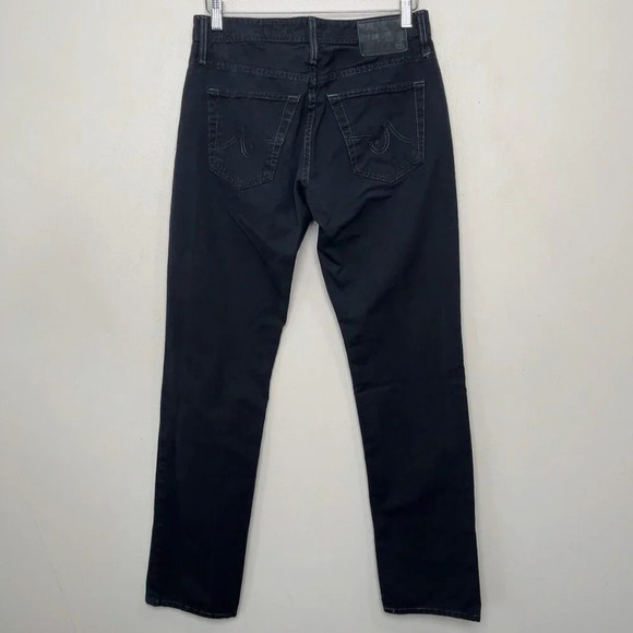 ADRIANO GOLDSCHMIED AG Mens 29R The Graduate Tailored Fit Stretch Jeans In Black - Picture 14 of 14